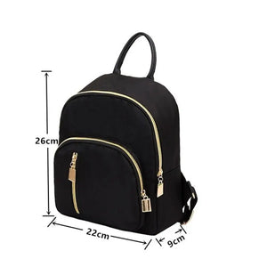 Mochila Multifuncional Feminina Fashion Menina Oxford Dia Viagem Mochila Mini Fofa Mochila Masculina Bolsa Preta Quente