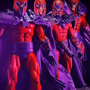 Em Estoque Mafex Anime Figures X-Men Magneto Figura Brinquedo 3 Cabeças Figura de Ação Modelo de Coleção para Meninos Decoração de Mesa Ornamento Brinquedo Presente