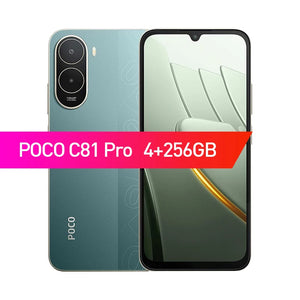 Smartphone POCO C81 Pro Versão Global 6,9 polegadas Display 120Hz Bateria de 6000mAh UNISOC T7250 Octa-core HyperOS 3 2026 Telefone Móvel