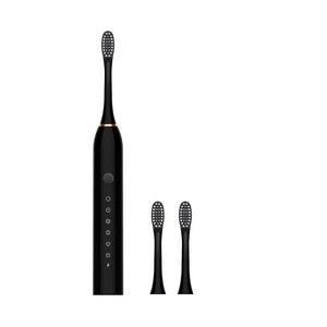 Escova de Dentes Elétrica Sônica para Adultos IPX7 à Prova d'Água Cabeça de Escova DuPont Recarregável via USB Limpeza de Alta Frequência 6 Modos de Limpeza