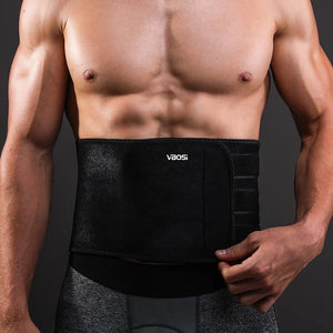 Faixa de Suporte Ajustável para a Cintura VBOSI com Talas de PVC para Homens e Mulheres – Cinta para Costas para Esportes, Treinamento e Uso Diário