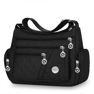 Bolsa transversal quadrada, versátil para homens e mulheres, nova bolsa grande, bolsa de tecido, bolsa de ombro estilo Oxford, fashionável