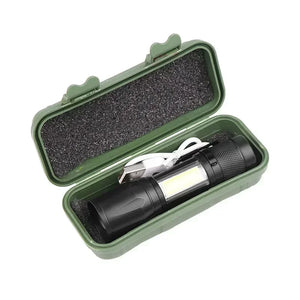 Lanterna Super Brilhante de 100000LM Lanterna Tática LED Recarregável de Longo Alcance para Camping ao Ar Livre, à Prova d'Água, Pesca