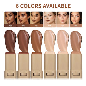 Bastão de Cor de Pele à Prova d'Água Nutritivo Sólido Sérum Tinta Base Bálsamo Cor de Pele Contorno Facial Bastão de Maquiagem