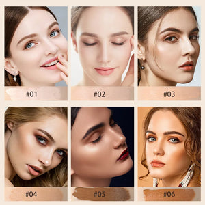 Caneta líquida corretiva cobre e modifica manchas, marcas de acne, maquiagem facial e ilumina o tom da pele.