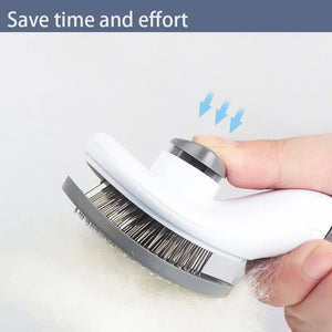 Escova de Cabelo para Cães, Pente para Gatos, Escova Removedora de Pelos para Cães e Gatos, Ferramentas de Higiene para Filhotes e Gatinhos, Acessórios para Cães, Suprimentos para Animais de Estimação