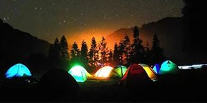 Lanterna de Camping Portátil Power Bank Lanterna LED para Camping Lanterna de Mão à Prova d'Água Luz de Tenda Externa Lanterna Recarregável Holofote Lanterna
