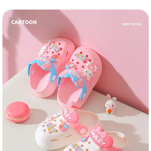 Chinelos de Bebê Sandálias Mules Respiráveis para Meninos e Meninas com Sola Macia para Atividades Internas e Externas e Design Antiderrapante