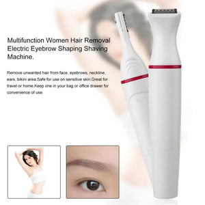 Conjunto 5 em 1 Epilador para Mulheres, Aparador de Sobrancelhas Feminino, Depilador de Senhora, Máquina de Depilação, Depilador Facial, Ferramenta Depilatória para Biquíni