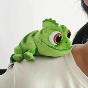 Novos bonecos de pelúcia de camaleão Pascal Rapunzel 15cm, animais de pelúcia, brinquedos de pelúcia para ombro Pascal Rapunzel, presentes para crianças