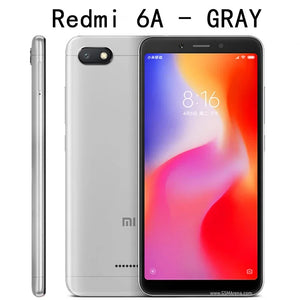 Global Rom Original Xiaomi Redmi 6 4GB 64GB 3000mAh celular googleplay Impressão digital Octa-core 6.6 polegadas 4G Smartphone telefone usado