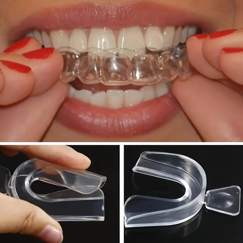 1-4 pares de Alinhadores de Dentes Unissex de Silicone Invisível, Bandeja Ortopédica Dental para Clareamento e Endireitamento, Uso Noturno, Ferramenta de Cuidado Dental