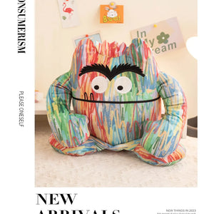 O Monstro das Cores Pelúcia Brinquedo Favor de Festa Decoração Crianças Bebê Almofada de Conforto Brinquedos de Pelúcia para Crianças Presentes Bonitos 15-35cm
