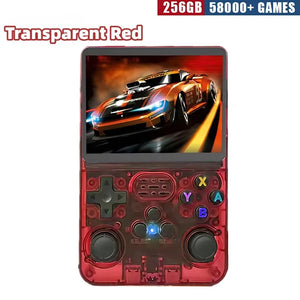 Console de Jogos Portátil Retro R36S - Tela IPS de 3,5 Polegadas, 64GB/128GB/256GB, Dispositivo de Jogos Portátil com Jogos Embutidos