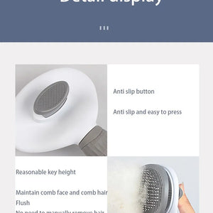 Escova de Cabelo para Cães, Pente para Gatos, Escova Removedora de Pelos para Cães e Gatos, Ferramentas de Higiene para Filhotes e Gatinhos, Acessórios para Cães, Suprimentos para Animais de Estimação
