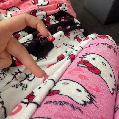 Calças de Pijama Y2K Hello Kitty Sanrio Anime Calças de Pijama Femininas Casal de Desenho Animado Roupas de Dormir para Casa Calças de Lazer Roupas para Casa