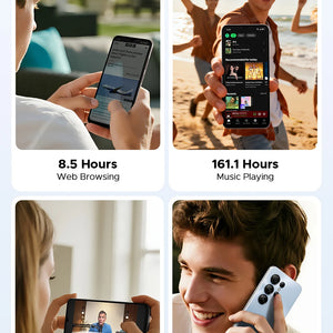 Telefone Móvel DOOGEE Note56 X PRO 5G Corpo Slim de 8,45mm Bateria de 6150mAh Assistente de IA Gemini Widevine L1 Android 16 Smartphone NFC