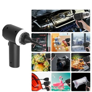 Aspirador de Carro Sem Fio 9000Pa Carregamento USB 1200mAh Aparelho de Limpeza Portátil Mini Aspirador Úmido e Seco para Uso Doméstico