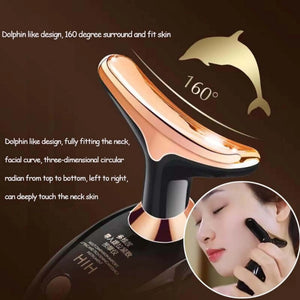 Dispositivo de Lifting Facial para Pescoço, Massagem Facial e Ocular, Introduzidor de Microcorrente, Rejuvenescimento da Pele, Antienvelhecimento, Dispositivo de Beleza, Massageador Facial