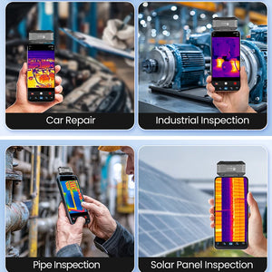 (iPhone&Android) Câmera térmica P1 para Android para iPhone 320*240 X³IR Resolução 600℃ 25Hz Câmera de Inspeção de Casa HVAC