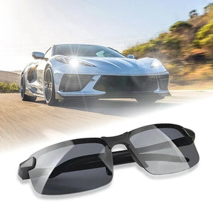 Óculos de Visão Noturna Masculinos para Dirigir Óculos Amarelos com Armação de PC Óculos de Sol para Atividades ao Ar Livre para Usar à Noite Antirreflexo Gafas