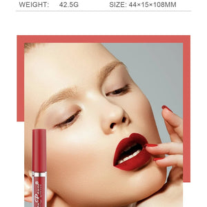 Conjunto de 3 PCS de Batons Líquidos de Longa Duração para Mulheres Cosméticos de Beleza Coreana Batons Matte à Prova d'Água Longa Duração