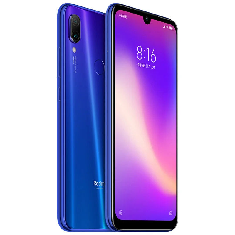 Xiaomi Redmi Note 7 4G 64G/6G 64G Smartphone Original Snapdragon 660AIE Android Telefone Móvel Câmera Traseira 48.0MP+5.0MP Celular