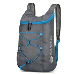 Mochila Dobrável Multifuncional para Atividades ao Ar Livre, Alta Densidade, Leve, Impermeável, de Nylon, Bolsa Esportiva para Camping, Caminhadas e Viagens