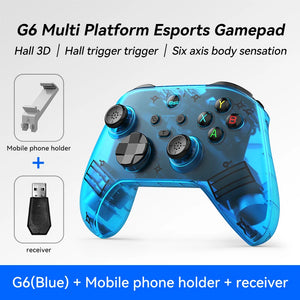 Controlador de jogo móvel sem fio G6 com gatilho Hall e joystick Hall, suportando switch/pc/android/IOS