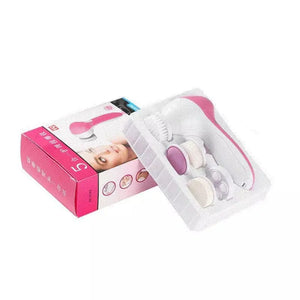 Limpeza Facial Elétrica 5 EM 1 Escova de Limpeza Facial Máquina de Lavagem Spa Cuidados com a Pele Massageador Ferramentas de Limpeza de Cravos Limpador Facial
