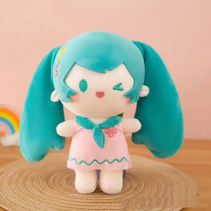 6 Estilos Novos 13-18cm Kawaii Meninas Anime Pingente de Pelúcia Chaveiro Chaveiros de Pelúcia Fofos Presentes de Aniversário para Meninas Mulheres Bolsa Pendurada
