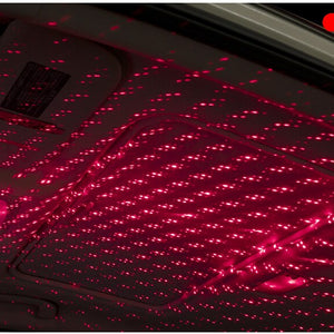 Luz de Teto Estrelado LED para Carro, Luz de Teto com Laser Estelar 5V USB, Projetor de Luz de Galáxia para Decoração de Teto de Quarto