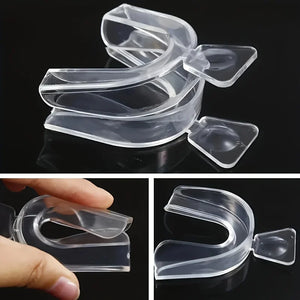 1-4 pares de Alinhadores de Dentes Unissex de Silicone Invisível, Bandeja Ortopédica Dental para Clareamento e Endireitamento, Uso Noturno, Ferramenta de Cuidado Dental