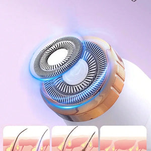 2026 Lady Shaver Removedor de Cabelo para Mulheres Máquina Sem Fio Removedor de Pelos Faciais Aparador de Biquíni Lâmina Elétrica Recarregável