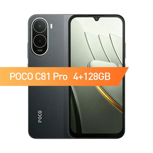 Smartphone POCO C81 Pro Versão Global 6,9 polegadas Display 120Hz Bateria de 6000mAh UNISOC T7250 Octa-core HyperOS 3 2026 Telefone Móvel