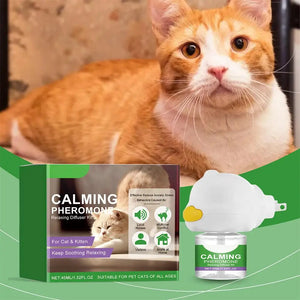 Reabastecimento do Kit Difusor Calmante para Gatos: Humor Calmante, Relaxante, Antiansiedade, Alívio do Estresse, Confortante para Animais de Estimação, Feromônio