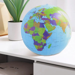 Bola de Praia Inflável 12/16 Polegadas Globo Mapa Brinquedo Educação Geografia Ensino Balão Props Para Crianças Adultos Presentes Criativos