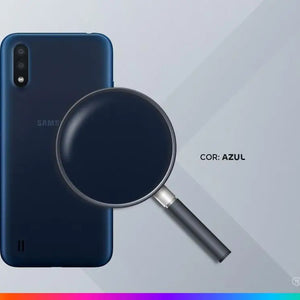 Smartphone Samsung Galaxy A01 32GB Octa-Core Azul-2GB RAM Tela 5,7 ”Câmera. Double + Camera. 5MP selfie