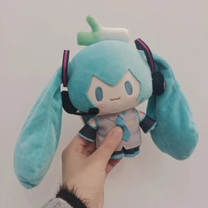 ***QUENTE Boneca de Pelúcia Fufu Hatsune Miku Fuwafuwa Anime Kawaii Fofa Legal Brinquedos Bonecas Pelúcia Decoração de Quarto Carro Mesa Presente de Aniversário para Fã