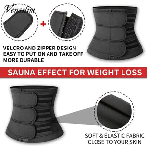 Cintura Vensslim para Homens, Cintura de Neoprene Sauna, Cintura Emagrecedora, Modelador de Abdômen, Corpete para Perda de Peso, Cinta de Compressão para Barriga