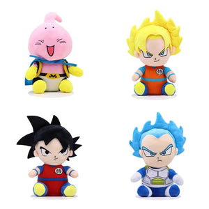 Brinquedo de Pelúcia Dragon Ball para Crianças, Piccolo Goku, Super Saiyajin, Vegeta, Alta Qualidade, Presente de Natal, 20cm