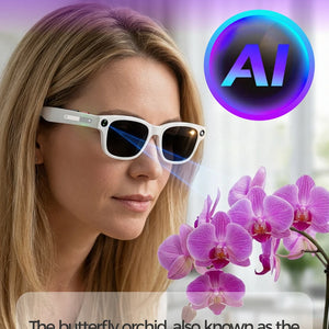 Óculos Inteligentes Xiaomi AI 4K HD Lente Fotocromática Câmera Óculos Chamadas Bluetooth Reprodutor de Música Assistente de Voz Tradução Vídeo