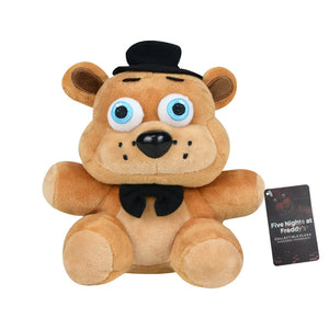 2026 Novos Brinquedos de Pelúcia Fofos de Five Nights at Freddy's Fnaf Boneca de Jogo Bonnie Urso Foxy Desenho Animado Bonecos de Pelúcia Freddy Brinquedos para Crianças Gif