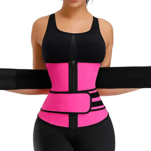 1pc Cinturão Modelador de Cintura Emagrecedor Cinta de Fitness Perda de Peso Queima de Gordura Cinta Esportiva Redutora de Suor Treino Modelador
