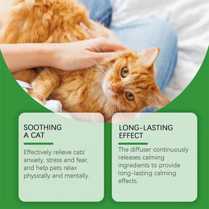 Reabastecimento do Kit Difusor Calmante para Gatos: Humor Calmante, Relaxante, Antiansiedade, Alívio do Estresse, Confortante para Animais de Estimação, Feromônio