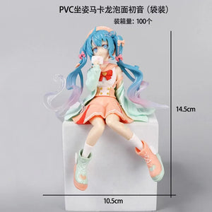 Hatsune Miku Anime Figure Collectible Doll PVC Statue Desktop Decoration Gift for Girls Otaku Cosplay Fans Kawaii Cute Japanese