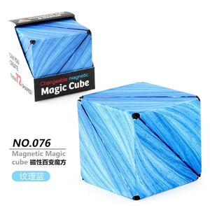 Variedade Geométrica Cubo Mágico Magnético Anti Estresse 3D Cubo de Quebra-Cabeça de Mão para Crianças Aliviador de Estresse Brinquedo Fidget