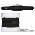 Cinturão de Musculação Muvin para Proteção da Coluna e Apoio Lombar – Ajustável